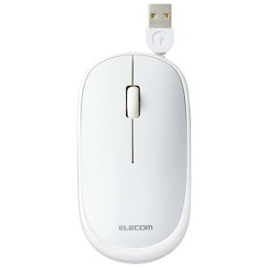 �G���R�� �L�� �}�E�X Slint �É� ���^���o�C�� 3�{�^�� �P�[�u�����掮 �z���C�g M-TM10UBWH