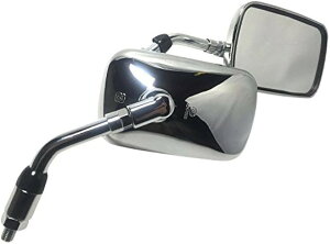 �����蔲�����₷�� �V���[�g �~���[ �傫�� �X�N�G�A 10mm ���l�W �ėp ���E�Z�b�g CB400SF ZRX400 nkr523 (�V���o�[ ���b�L)