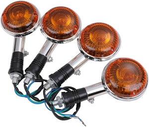 ���}�n �p �E�C���J�[ 4�Z�b�g �e�� XJ XJR400 TW225 SR400 SR500 GX250 R1-Z Vmax�h���b�O�X�^�[ RZ250 RZ350 XV �r���[�S400 �� �����^�C�v �ЊO�i �I�����W (�I�����W)