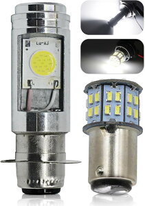�݊��i PH7 LED Hi/Lo�ؑ֎� �_�u�� �w�b�h���C�g S25 �_�u���� �e�[�������v �z���C�g �� �Z�b�g 12V �o�C�N �X�N�[�^�[ ���t (�z���C�g)