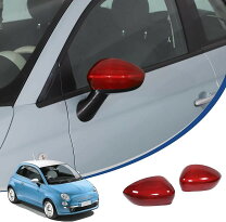 楽天市場】FIAT/ABARTH ドアミラーカバー(レッド)の通販