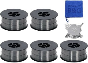 5�Z�b�g �t���b�N�X���C���[ 0.8mm x1kg 5�t���b�N�X���� �������n�� ��S�p MiG �m���K�X ���C���[�X�Y�L�b�h �A�[�L�����[ MIG100 MIG130 MIG160 MIG200 11�|���h 2.2�|���h E71T-GS