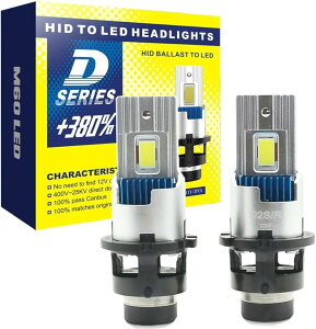 LED�w�b�h���C�g D2S D2R ���p ���� 9600lm �z���C�g 6500K �Ԍ��Ή� HID��LED�� �|���t�� ���E�Z�b�g