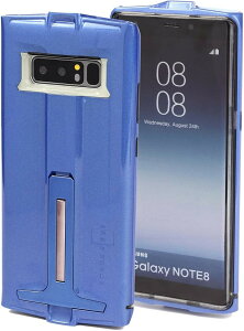 GADIELGalaxy Note8 �P�[�X �M�����N�V�[�m�[�g8 �ϏՌ� ���C�����X�[�d�Ή� �Ռ��z�� �o���p�[ �X�^���h�@�\�t �������̏Ռ������� �J�o�[ �X�}�z�P�[�X �Ռ��ɋ��� Thrust �� Blue (�u���[)