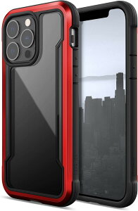 X-Doria iPhone 13 Pro 6.1�C���` 2021 �Ή� �P�[�X DEFENSE SHIELD �V���[�Y �ČRMIL�K�i�擾 MIL-STD-810G �ϏՌ� �X���� �n�C�u���b�h (���b�h, iPhone 13 Pro�C)