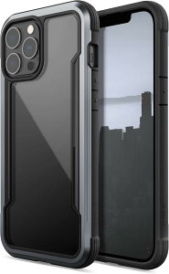 X-Doria iPhone 13 Pro Max 6.7�C���` 2021 �Ή� �P�[�X DEFENSE SHIELD �V���[�Y �ČRMIL�K�i�擾 MIL-STD-810G �ϏՌ� (�u���b�N, iPhone 13 Pro Max�C)