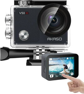 �A�N�V�����J���� V50X 4K30fps 20MP �V��6����Ԃ�␳ WiFi�Ή� ���^�A�N�V�����J�� 40M�h�� �^�b�`�X�N���[���� HDMI�o�� �O���}�C�N�Ή� �����J���� �����R���t�� (V50X)