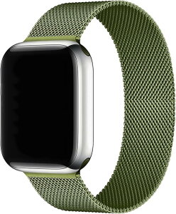 �݊��i�o���h �R���p�`�u�� Apple Watch�o���h �I�[�����^�� �X�e�����X�� �}�O�l�b�g�o���h Series Ultra/8/7/6/SE/5/4/3/2/1 �j�����p (����, 42/44/45mm)