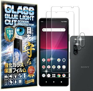 �u���[���C�g�J�b�g 93 %2���{2�� RISE �K���X�t�B���� �J���� �����Y Xperia 10 IV docomo SO-52C au SOG07 softbank A202SO UQmobile �p �ی�t�B����