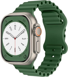 �o���h �R���p�`�u��Apple Watch�o���V���R���o���h Series Ultra/8/7/6/SE/5/4/3/2/1�j�����p 38/40/41mm H�O���[�� (H�O���[��, 38/40/41mm)