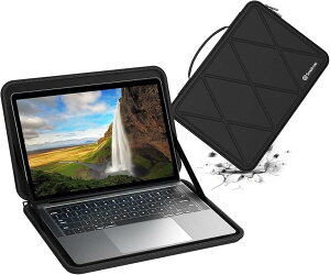 �݊��i �n�[�hEVA�ی�X���[�u�P�[�X 15.4�C���` Apple MacBook Pro Retina�f�B�X�v���C 2012-2015 �m�[�g�p�\�R�� �A16�C���` 2019 (Black, For Apple 15.4�C���`�iM88�j)
