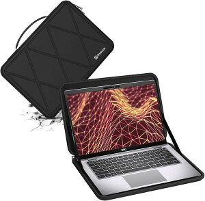�݊��i �n�[�hEVA�ی�X���[�u�P�[�X 14�C���` DELL Latitude 360�x�ϏՌ� M50 (Black, For DELL 14�C���`�iM50�j)