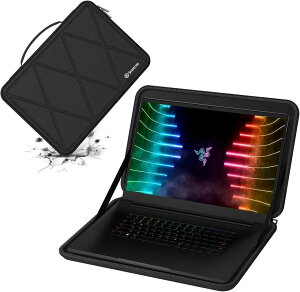 �݊��i �n�[�hEVA�ی�X���[�u�P�[�X 17.3�C���` Razer Blade ���b�v�g�b�v��p �n�[�h�P�[�X �h�� 360�x�ϏՌ� M116 (Black, For Razer 17.3�C���`�iM116))