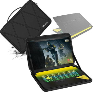 �݊��i �n�[�hEVA�ی�X���[�u�P�[�X 17.3�C���` MSI Crosshair 17/Pulse GL76�A Katana GF76/Katana 17/Sw ord (Black, For MSI 17.3�C���`�iM125-2))