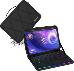 �݊��i �n�[�hEVA�ی�X���[�u�P�[�X 17.3�C���` MSI Alpha A4DEK-011�AMSI GE76 Dragon TIAMAT 10UG-483/ GP76 �ϏՌ� (Black, For MSI 17.3�C���`�iM124�j)