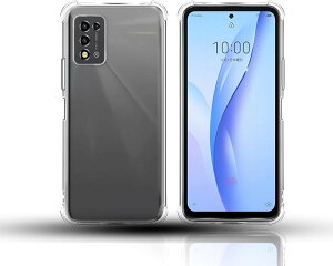 ZTE Libero 5G iii �P�[�X�N���A TPU ���^ �y�� �Ή��J�o�[ �S���� ���ϖh�~ �����Y�ی� �w��h�~ �X�g���b�v�z�[���t�� �h�o ��̌^ ���C�����X�[�d�Ή� �l�C �g�уJ�o�[ (TPU-AZ-1547)