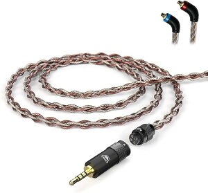 AS500 ���P�[�u�� MMCX �C���z���P�[�u�� 4�c OFC �����\�ȃv���O SE�V���[�Y�p Shure�p JVC�p (2.5mm, �P�[�u��)