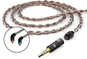 AS500 ���P�[�u�� MMCX �C���z���P�[�u�� 4�c OFC �����\�ȃv���O SE�V���[�Y�p Shure�p JVC�p (3.5mm, �P�[�u��)