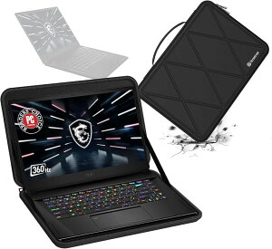 �݊��i �n�[�hEVA�ی�X���[�u�P�[�X 15.6�C���` MSI Stealth GS66/GS66 Series ���b�v�g�b�v�p �AMSI WS66�V���[�Y M88 (Black, For MSI 15.6�C���`�iM88�j)