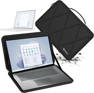 �݊��i �n�[�hEVA�ی�X���[�u�P�[�X 13.5�C���` Microsoft Surface Laptop 5�A 4/Surface 3�ȂǂɓK�p �h�� M52 (Black, For Microsoft 13.5�C���`�iM52�j)