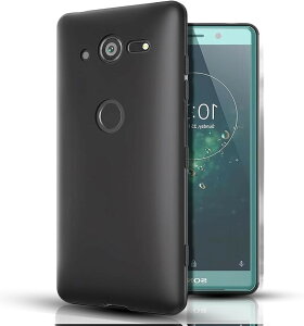 Sony Xperia XZ2 Compact/SO-05K �P�[�X �u���b�N �p�̕ی�P�[�X TPU ���h�~ �y�� �_�� ���^ �ϏՌ� �g�ѕ֗� �S�ʕی� XZ2Compact �X�}�z �}�b�g�u���b�N (OQW-HY-356)