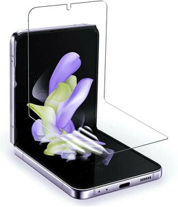 1�� �A���`�O���A���w��F�ؑΉ�Galaxy Z Flip4/Flip3 5G �t�B���� SC-54C/SCG17 �ی�t�B���� TPU�f�� 3D�݌v �T���T�� �^�b�`�� ���˖h�~ �����h�~ �C�A���X ����S�n �L�Y�C�� (COL-371)