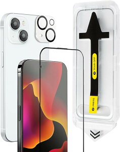 ���{���[�J�[iPhone14Plus/13ProMax+�����J�����ی�t�B���� �\���@�ŃY���Ȃ� ������ �C�A�Ȃ� �X�}�z���A�C�t�H��14�v���X�p (���M�����[, iPhone14plus/13ProMax)
