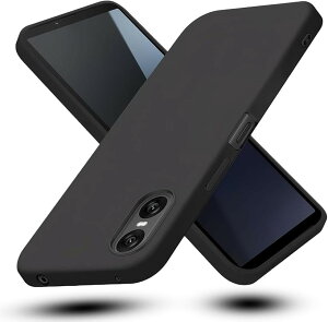 Xperia 10 VI �P�[�X �u���b�N �G�N�X�y���A10 �p�̕ی�P�[�X TPU ���h�~ �y�� �_�� ���^ �ϏՌ� �g�ѕ֗� �S�ʕی� SO-52E/SOG14/XQ-ES44 �X�}�z �}�b�g�u���b�N (OQW-HY-369)
