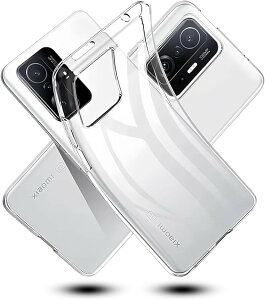 For Xiaomi 11T / Pro �ϏՌ� �P�[�X Xiaomi11T �p�̃J�o�[ �N���A �\�t�g �V���R���P�[�X ���^ �_�炩����G �����h�~ TPU��? Xiaomi11TPro �p�̑S�ʕی�J�o�[ (HCU-9CI-700)