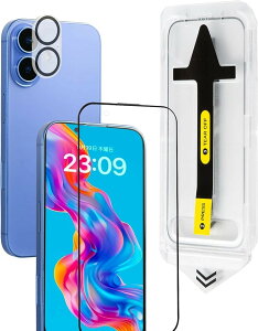 ���{���[�J�[iPhone16Plus+�����J�����ی�t�B���� �X�}�z���A�C�t�H��16�v���X�p