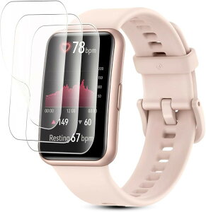 3���Z�b�gHUAWEI WATCH FIT Special Edition �t�B���� �_�炩��TPU�f�� �����C�� �ȒP�ȓ\��t���� TPU�ی�t�B���� �C�A�[�� �����x �w��h�~ ���t���ȒP �P�[�X�Ɗ����� (VEV-VNB-0668)