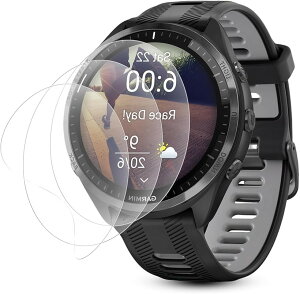 3���Z�b�gGARMIN �K�[�~�� Forerunner 965 �t�B���� �_�炩��TPU�f�� �����C�� �ȒP�ȓ\��t���� TPU�ی�t�B���� �C�A�[�� �����x �w��h�~ ���t���ȒP �P�[�X�Ɗ����� �Ή� (VEV-VNB-0675)