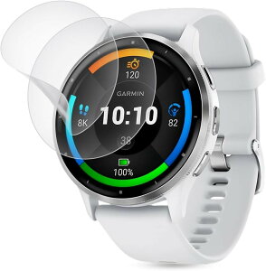 �A���`�O���A 2���Z�b�gFor GARMIN �K�[�~�� Venu 3�p �t�B���� ��p ��K���X TPU�S�ʕی�/�L�Y�����C��/�@�ׂȃ^�b�`/�C�A�[��/�����^0.15mm �ی�t�B���� (HCU-9CI-367)