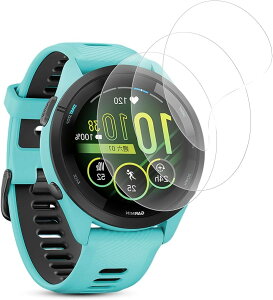 3���Z�b�gFor GARMIN �K�[�~�� Forerunner 265S �t�B���� �ی�t�B���� TPU���E���𕂂��Ȃ��E�����ߗ��E�����^�E�w��h�~�E��ʑN�₩�����ׁE�\��t���ȒP Music �Ή� (WDQ-AJK-0745)