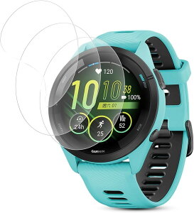3���Z�b�gFor GARMIN �K�[�~�� Forerunner 265S �p �t�B���� �_�炩��TPU�� 3D�S�ʕی� ���� �C�A���X �L�Y�C�� �����ߗ� �X�N���b�`�h�~ �ی�t�B���� (HCU-9CI-436)