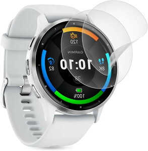 �A���`�O���A �t�B���� 2���Z�b�g�Ή� GARMIN �K�[�~�� Venu 3S �ی�t�B���� �� TPU�f�� for 3S�ی�t�B���� �\��t���ȒP/�S�ʕی�/�C�A�Ȃ�/�w��h�~/�X�N���b�`�h�~/�����ɂ��� (WDQ-AJK-0815)