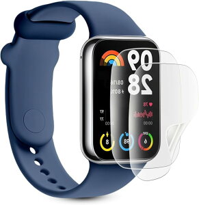 �A���`�O���A �t�B���� 2���Z�b�g�Ή� Xiaomi Smart Band 9 Pro 1.74�C���` �ی�t�B���� �� TPU�f�� for �X�}�[�g�E�H�b�`9Pro�ی�t�B���� �V���I�~ �X�}�[�g�o���h9 �v�� (WDQ-AJK-0824)