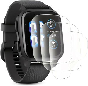 3���Z�b�g�Ή� GARMIN �K�[�~�� Venu Sq 2/Venu Music�ی�t�B���� Music�t�B���� �����ߗ� TPU�f�� �� �S�ʕی� �h�C�A �h�w�� �X�N���b�`�h�~ for �t���ی�t�B����