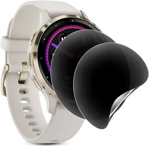 �`�����h�~�t�B���� 2���Z�b�gGARMIN �K�[�~�� Venu 3 �ی�t�B���� �t���ی�t�B���� 180�x�v���C�o�V�[�ی� �ȒP���t�� �����ߗ� TPU�f�� �� �S�ʕی� �Ή�