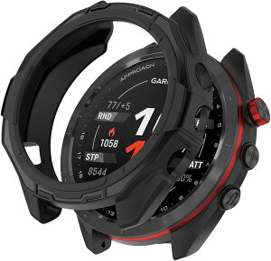 Garmin Approach S70�Ή� �P�[�X 47mm �K�[�~��s70�Ή� �u���b�N (�u���b�N)