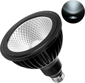 �A���琬���C�g E26 �����v�� 24W�X�|�b�g���C�g �t���X�y�N�g�� �����F�� LED�琬�d�� �r�[���p38�x �����n5800K (Black, ���F�n5800K)