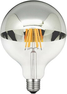 KY LEE ���^�� LED�V���o�[�{�[�������v 2700K�d���F �L�z���^�C�v �����F �t�B�������gLED�d�� G80 110V E26���� �����N���[�� 1�� (G125-6-H)