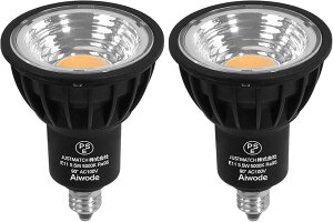 E11 LED�X�|�b�g���C�g LED�d�� E11���� 5.5W 60W�`���� �����F5000K CRI95 ���邳550lm �����s�L�p90° �≏�ޗ��{��LED�d�� (�����F5000K - �u���b�N�i2�Z�b�g�j, 1)E11)