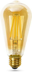 |�t�B�������g LED�d��| �G�W�\���d��6W E26���� 60W�`����|�d���F|520LM �G�W�\�������v ST64 �L�z��|���ߐF|�V�����f���A�p ���g���d��|�������Ή�| 1���� (White, 1)