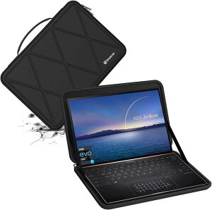�݊��i �n�[�hEVA�ی�X���[�u�P�[�X 13.9�C���` ASUS Zenbook UX393 ���b�v�g�b�v��p�n�[�h�P�[�X �h�� X8045 (Black-For ASUS 13.9�C���`, For ASUS 13.9�C���`(X8045))