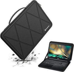�݊��i �n�[�hEVA�ی�X���[�u�P�[�X 15.6�C���` Acer Aspire 7 ���b�v�g�b�v - A715-51G-529E �h���X�����X���[�u�o�b�O �ϏՌ� M84 (Black, For Acer 15.6�C���`�iM84�j)