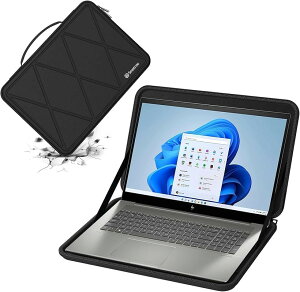 �݊��i �n�[�hEVA�ی�X���[�u�P�[�X 17.3�C���` HP Envy Laptop 17t-cw000/ENVY 17-cw0097nr ���b�v�g�b�v��p �n�[�h�P�[�X �h�� (Black, For HP 17.3�C���`�iM116�j)