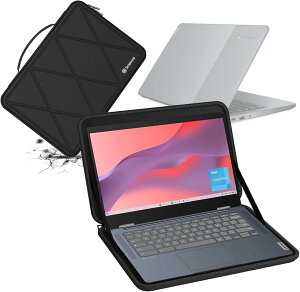 �݊��i �n�[�hEVA�ی�X���[�u�P�[�X 15 �C���` Lenovo V15 Gen 2�A14 V14 2/IdeaPad Slim 3i Chromebook�AIdeaPad (Black, For Lenovo 14�C���`�iM53�j)