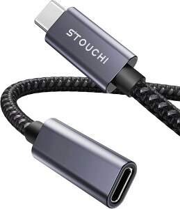 USB Type-C �����P�[�u�� 1MPD100W/5A�}���[�d�E10Gbps�����]���E4K@60Hz�f���o��USB 3.2 Gen2 Thunderbolt 3�Ή� �o����Type-C (�O���[, 1M)