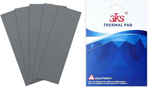 �T�[�}���p�b�h 5�� �M�`���V�[�g���x �M�`���� 12.8 W/mk �q�[�g�V���N SSD CPU LED Ps4 �m�[�g�p�\�R����p IC �`�b�v�Z�b�g �M�`���p ���ʔM�`�� �V���R�[���p�b�h �`�b�v�Z�b�g��p�p (�O���[, 0.